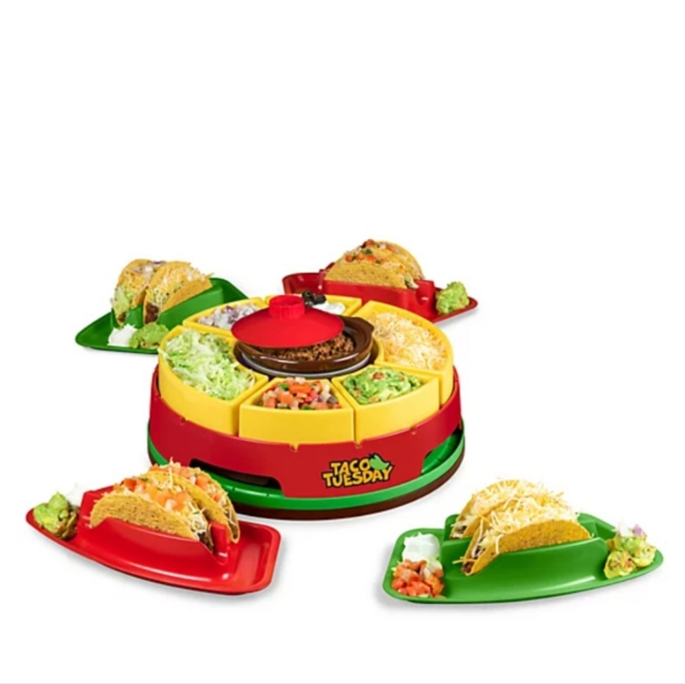 Taco Tuesday Lazy Susan Taco Bar